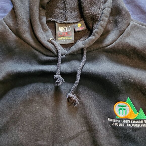 Men’s Size XL Mr. Artic Wear Flame Retardant Pull-Over Hoodlie - GUC - Picture 3 of 11